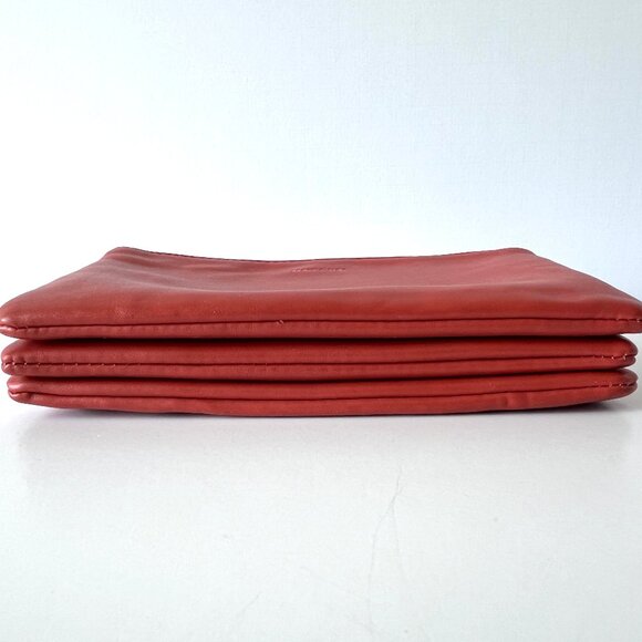 Matt & Nat Triple Crossbody Bag, Rust Orange, Detachable Strap, VGC! - Picture 7 of 16